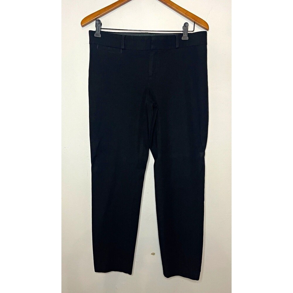 Banana Republic Sloan Women's 8 Black Slim Tapered Dress Pants 27" cropped